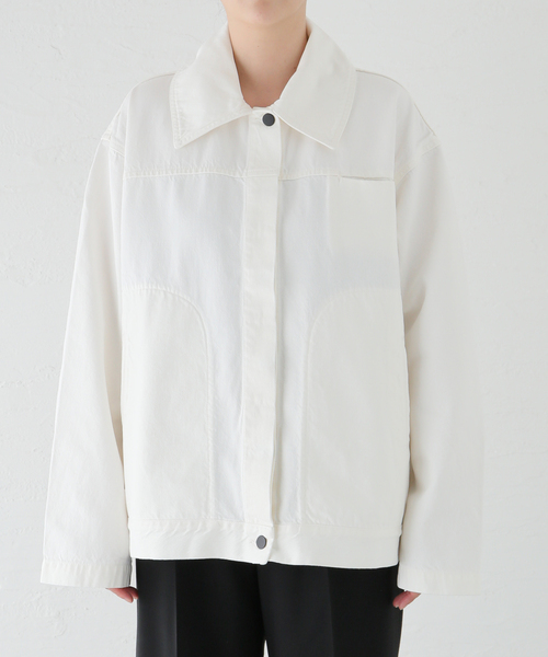 Deuxieme Classe（ドゥーズィエムクラス）の「【KALLMEYER/カルメイヤー】ELLIOTT CHORE ジャケット（デニムジャケット・レディース・ホワイト・36）」の15枚目の写真