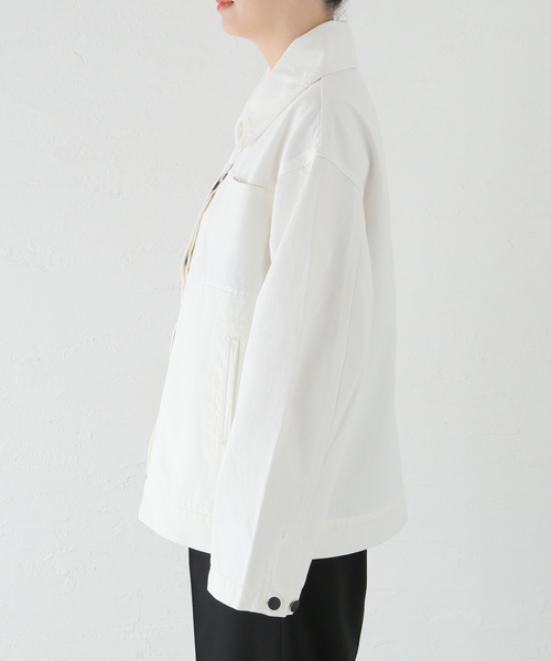 Deuxieme Classe（ドゥーズィエムクラス）の「【KALLMEYER/カルメイヤー】ELLIOTT CHORE ジャケット（デニムジャケット・レディース・ホワイト・36）」の16枚目の写真