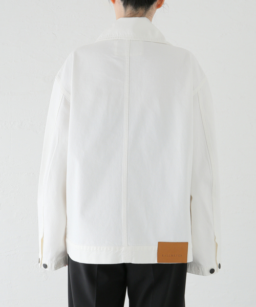 Deuxieme Classe（ドゥーズィエムクラス）の「【KALLMEYER/カルメイヤー】ELLIOTT CHORE ジャケット（デニムジャケット・レディース・ホワイト・36）」の17枚目の写真