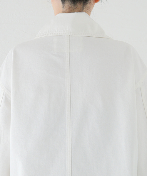 Deuxieme Classe（ドゥーズィエムクラス）の「【KALLMEYER/カルメイヤー】ELLIOTT CHORE ジャケット（デニムジャケット・レディース・ホワイト・36）」の19枚目の写真