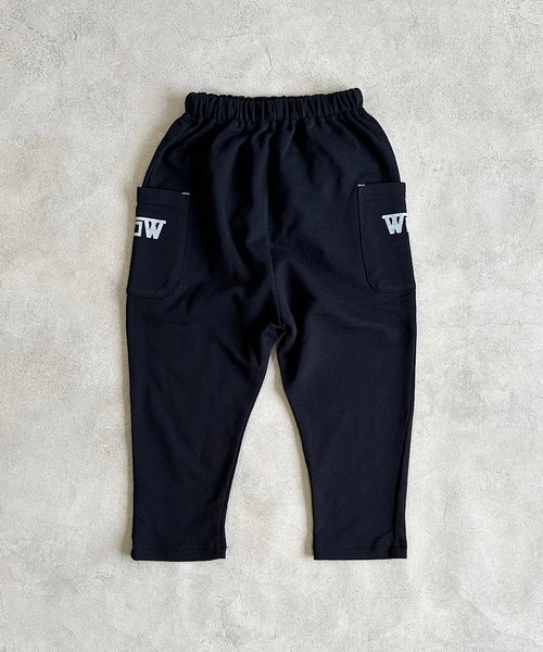 LSP WOW（エルエスピーワオ）の「【LSP WOW!】両面ミニ裏毛ロングパンツ（80～130cm）（その他パンツ・キッズ・モカ/イエロー/ネイビー/ブルー系その他/ブラック/ライトブルー/エメラルド/グレー系その他/カーキ/グレー・80/90/100/110/120/130）」の19枚目の写真