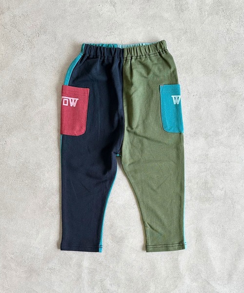 LSP WOW（エルエスピーワオ）の「【LSP WOW!】両面ミニ裏毛ロングパンツ（80～130cm）（その他パンツ・キッズ・モカ/イエロー/ネイビー/ブルー系その他/ブラック/ライトブルー/エメラルド/グレー系その他/カーキ/グレー・80/90/100/110/120/130）」の11枚目の写真