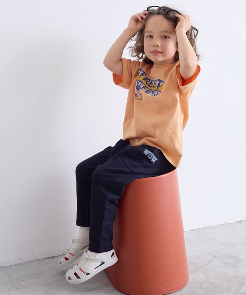 LSP WOW（エルエスピーワオ）の「【LSP WOW!】両面ミニ裏毛ロングパンツ（80～130cm）（その他パンツ・キッズ・モカ/イエロー/ネイビー/ブルー系その他/ブラック/ライトブルー/エメラルド/グレー系その他/カーキ/グレー・80/90/100/110/120/130）」の22枚目の写真