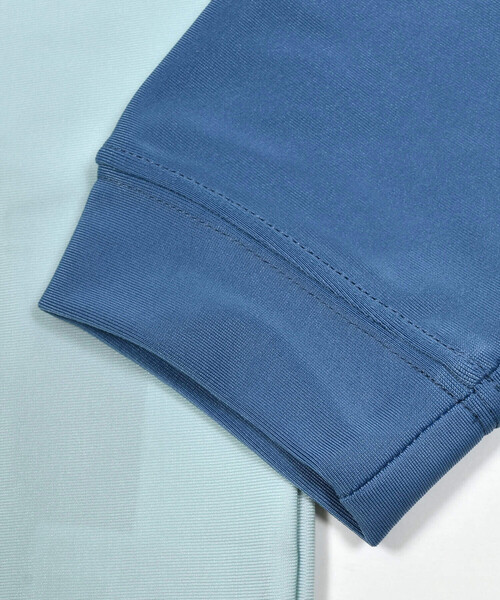 SLAP SLIP（スラップスリップ）の「【お揃い】恐竜/海のいきもの総柄ジップ付きラッシュガード(90~130cm)（ラッシュガード・キッズ・グリーン/ブルー系その他・120cm/90cm/110cm/100cm）」の14枚目の写真