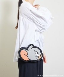 FLAPPER（フラッパー）の「FLAPPER フラッパー:トムとジェリー  /トム　ジェリー　タフィー　フェイスダイカットショルダー（ショルダーバッグ）」