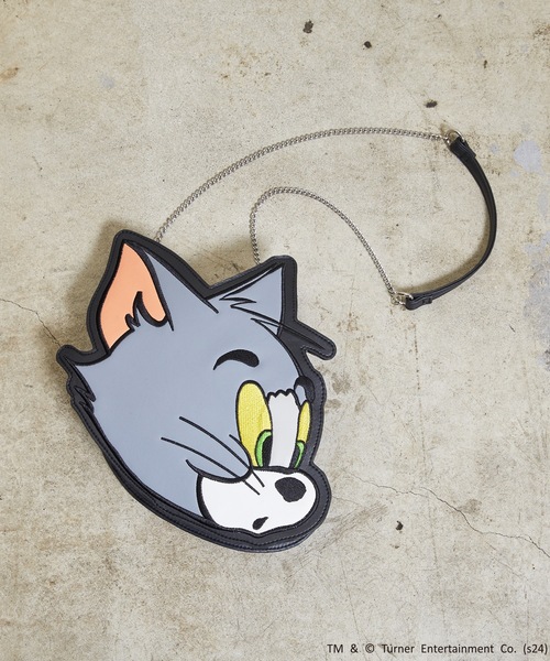 Tom&Jerry(トムアンドジェリー)の「FLAPPER フラッパー:トムとジェリー /トム ジェリー タフィー フェイスダイカットショルダー(ショルダーバッグ・レディース・ブラウン/ライトグレー/グレー・FREE)」の14枚目の写真