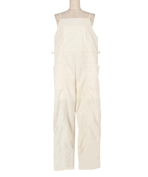 coca(coca)(コカ)の「ナイロンタッサーサロペット(サロペット/オーバーオール・レディース・ブラック/アイボリー・L/M)」の7枚目の写真