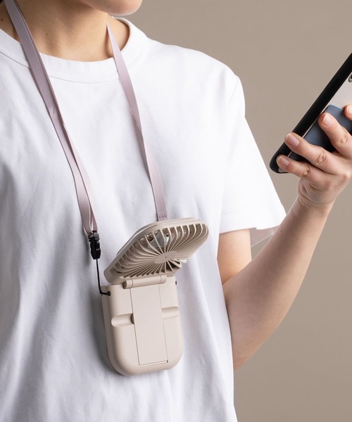 BIRTHDAY BAR（バースデイバー）の「5WAYマルチハンディファン 扇風機（キッチン家電・レディース・グレー/ベージュ・フリー）」の2枚目の写真