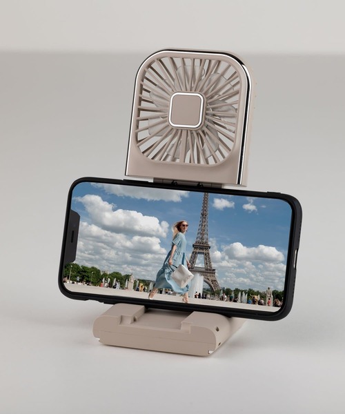 BIRTHDAY BAR（バースデイバー）の「5WAYマルチハンディファン 扇風機（キッチン家電・レディース・グレー/ベージュ・フリー）」の6枚目の写真