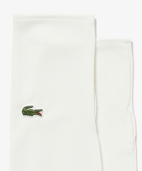 LACOSTE（ラコステ）の「ウィメンズUVアームカバー（手袋・レディース・ネイビー/ホワイト/ブラック/ピンクベージュ/グレー・FREE）」の7枚目の写真