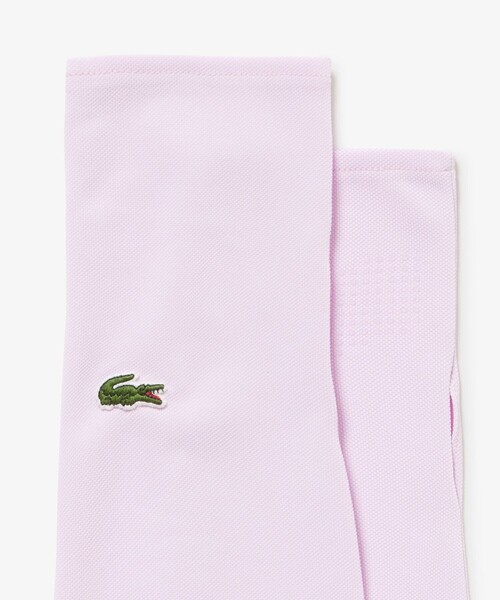LACOSTE（ラコステ）の「ウィメンズUVアームカバー（手袋・レディース・ネイビー/ホワイト/ブラック/ピンクベージュ/グレー・FREE）」の16枚目の写真