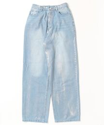 Per sist ence（パーシエンス）の「箔加工デニムパンツ（デニムパンツ）」