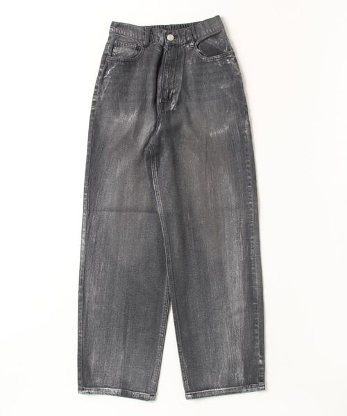 Per sist ence(パーシエンス)の「箔加工デニムパンツ(デニムパンツ・レディース・ライトブルー/ブラック/ブルー・FREE)」の22枚目の写真