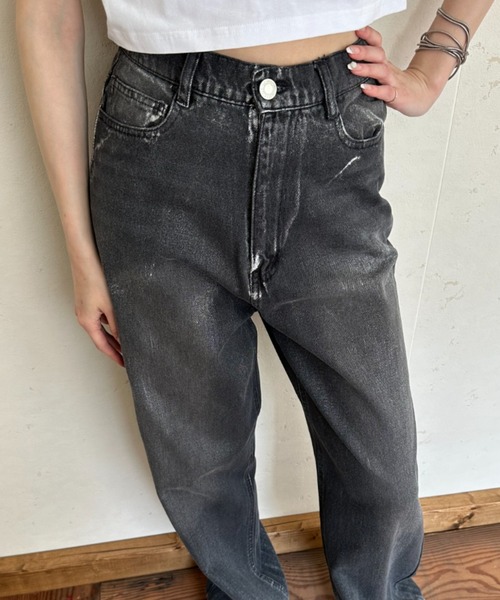 箔加工デニムパンツ（デニムパンツ）｜Per sist ence