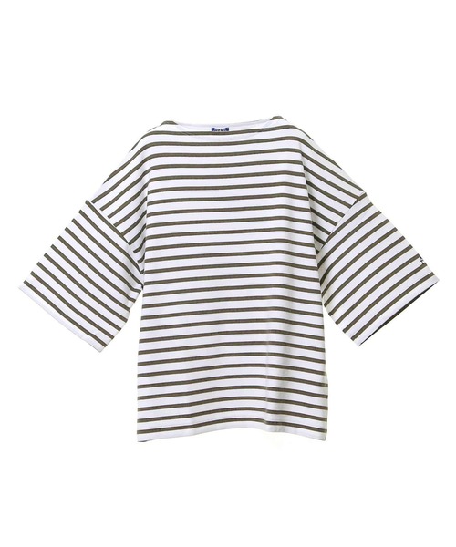 Armor lux(アルモーリュックス)の「【Armor-lux/アルモリュクス】ビッグブルトンシャツ半袖(Tシャツ/カットソー・メンズ・イエロー/ラベンダー/ブラウン/ブラック/ネイビー・4/5)」の1枚目の写真