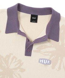 HUF（ハフ）の「FLOWER KNIT POLO / HUF ハフ ポロシャツ