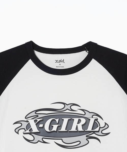 tシャツ OVAL LOGO BACK PRINT TEE レディース X-girl tシャツ OVAL LOGO S/S TEE レディース メンズ