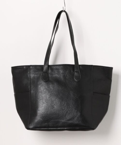 Fun & Daily（ファンアンドデイリー）の「F&D : フェイクレザートートバッグ（トートバッグ・レディース・ブラック/ブラウン・FREE）」の8枚目の写真