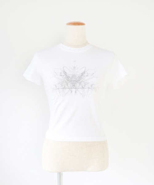 led.tokyo(レッドトウキョウ)の「【led.tokyo】プリントフィットTEE(Tシャツ/カットソー・レディース・ホワイト/ブラック・FREE)」の3枚目の写真