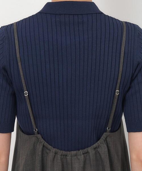 OPAQUE.CLIP（オペークドットクリップ）の「◆フレアキャミワンピース【吸水速乾/抗ピル/洗濯機洗い可】（ワンピース・レディース・チャコールグレー/ベージュ/ブラック・36/38/40/42）」の5枚目の写真