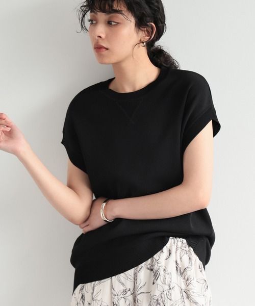 BARNYARDSTORM（バンヤードストーム）の「BARNYARDSTORM / ガゼットニットプルオーバー【WEB限定カラー】ハンドウォッシャブル（ニット/セーター・レディース・グリーン/ブラック/オフホワイト/ブラウン/グレー/ホワイト・FREE）」の17枚目の写真