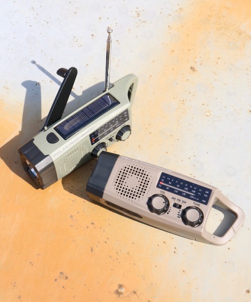 RELAX（リラックス）の「〈RELAX/リラックス〉エマージェンシー カラビナラジオ/EMERGENCY CARABINER RADIO（スピーカー・メンズ・オリーブ/ブラック×グレー/ブルー/レッド・ONE SIZE）」の5枚目の写真
