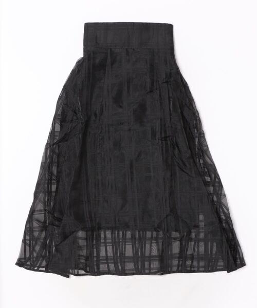 abc une face（アーベーセーアンフェイス）の「バックレーシングフレアスカート（スカート・レディース・グレー系その他/ブラック/ホワイト/ブラック系その他/ホワイト系その他/ブラック系その他2・FREE）」の6枚目の写真