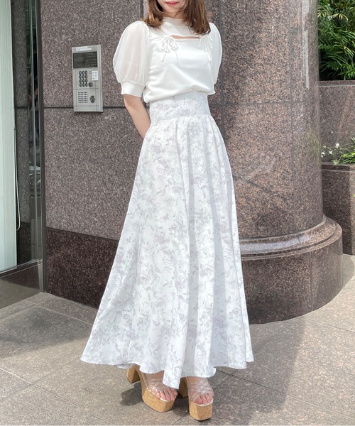 abc une face（アーベーセーアンフェイス）の「バックレーシングフレアスカート（スカート・レディース・グレー系その他/ブラック/ホワイト/ブラック系その他/ホワイト系その他/ブラック系その他2・FREE）」の14枚目の写真