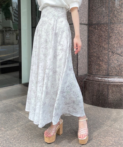 abc une face（アーベーセーアンフェイス）の「バックレーシングフレアスカート（スカート・レディース・グレー系その他/ブラック/ホワイト/ブラック系その他/ホワイト系その他/ブラック系その他2・FREE）」の12枚目の写真