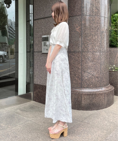 abc une face（アーベーセーアンフェイス）の「バックレーシングフレアスカート（スカート・レディース・グレー系その他/ブラック/ホワイト/ブラック系その他/ホワイト系その他/ブラック系その他2・FREE）」の10枚目の写真