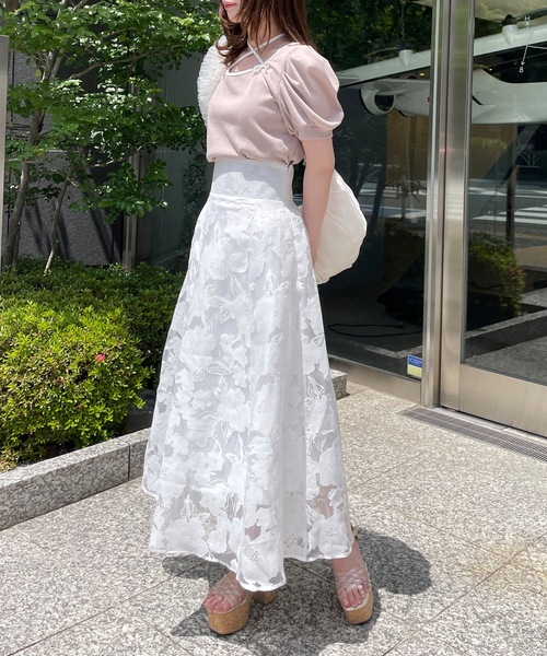 abc une face（アーベーセーアンフェイス）の「バックレーシングフレアスカート（スカート・レディース・グレー系その他/ブラック/ホワイト/ブラック系その他/ホワイト系その他/ブラック系その他2・FREE）」の17枚目の写真