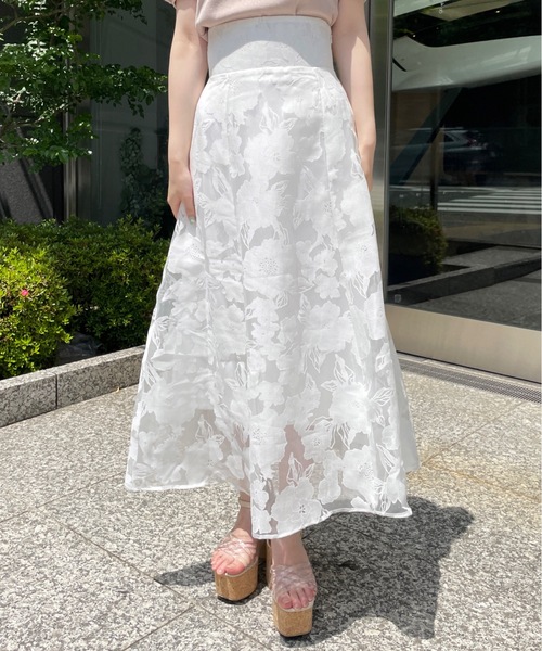 abc une face（アーベーセーアンフェイス）の「バックレーシングフレアスカート（スカート・レディース・グレー系その他/ブラック/ホワイト/ブラック系その他/ホワイト系その他/ブラック系その他2・FREE）」の18枚目の写真