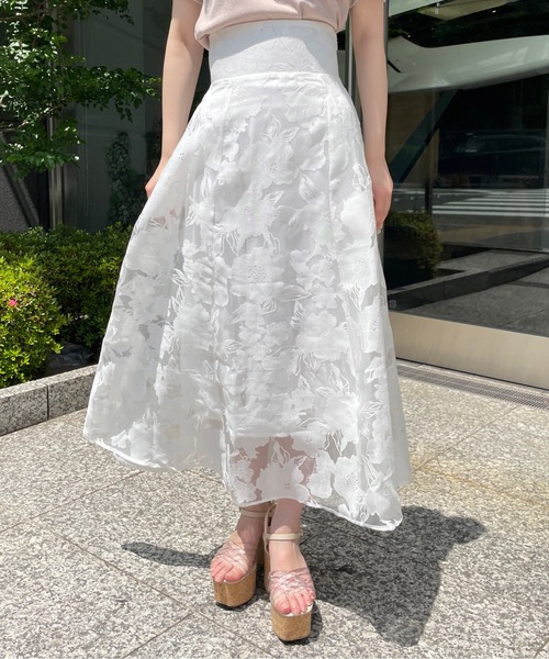 abc une face（アーベーセーアンフェイス）の「バックレーシングフレアスカート（スカート・レディース・グレー系その他/ブラック/ホワイト/ブラック系その他/ホワイト系その他/ブラック系その他2・FREE）」の19枚目の写真