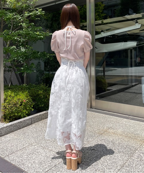 abc une face（アーベーセーアンフェイス）の「バックレーシングフレアスカート（スカート・レディース・グレー系その他/ブラック/ホワイト/ブラック系その他/ホワイト系その他/ブラック系その他2・FREE）」の21枚目の写真