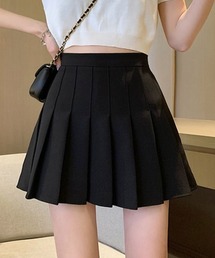 ミニスカート プリーツ インナーパンツ付き
