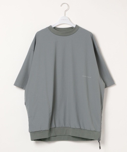 NUMERALS（ヌメラルズ）の「【NUMERALS】フィールドTEE（Tシャツ/カットソー・メンズ・チャコール/ベージュ/パープル/ブラック・MEDIUM/LARGE）」の3枚目の写真