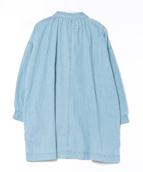 ブラウス シャツ 「HOUSTON woman」DENIM SWISS RMY SHIRT レディース HOUSTON ブラウス シャツ 「HOUSTON woman」DENIM SWISS RMY