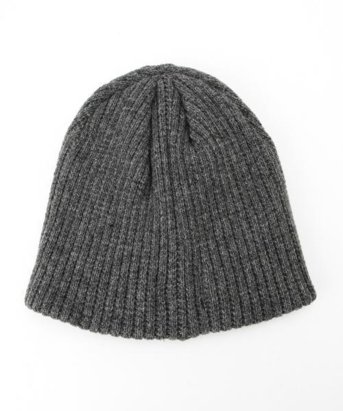 BEAMS BOY(ビームスボーイ)の「BEAMS BOY / リブ編み 折返ナシ ワッチキャップ(ニットキャップ/ビーニー・レディース・ナチュラル/グレー/ブラック・ONE SIZE)」の9枚目の写真