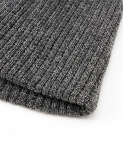 BEAMS BOY(ビームスボーイ)の「BEAMS BOY / リブ編み 折返ナシ ワッチキャップ(ニットキャップ/ビーニー・レディース・ナチュラル/グレー/ブラック・ONE SIZE)」の10枚目の写真