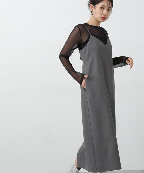 N.(N. Natural Beauty Basic)(エヌエヌナチュラルビューティーベーシック)の「◆シアープルオーバー(Tシャツ/カットソー・レディース・オフホワイト/ブラック/ライトグリーン・MEDIUM)」の9枚目の写真