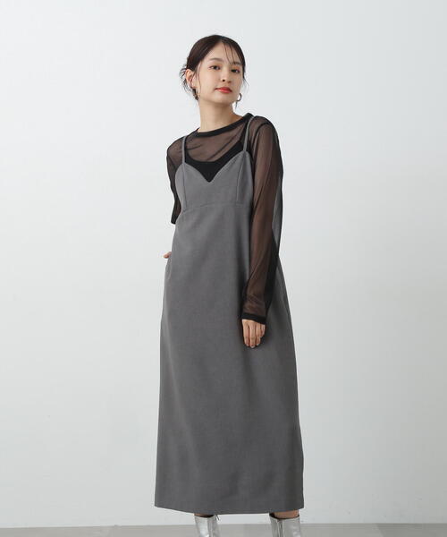 N.(N. Natural Beauty Basic)(エヌエヌナチュラルビューティーベーシック)の「◆シアープルオーバー(Tシャツ/カットソー・レディース・オフホワイト/ブラック/ライトグリーン・MEDIUM)」の11枚目の写真