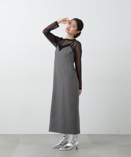 N.(N. Natural Beauty Basic)(エヌエヌナチュラルビューティーベーシック)の「◆シアープルオーバー(Tシャツ/カットソー・レディース・オフホワイト/ブラック/ライトグリーン・MEDIUM)」の12枚目の写真