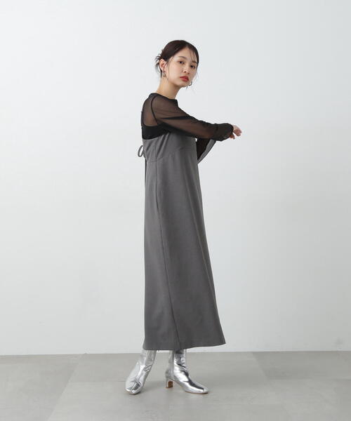 N.(N. Natural Beauty Basic)(エヌエヌナチュラルビューティーベーシック)の「◆シアープルオーバー(Tシャツ/カットソー・レディース・オフホワイト/ブラック/ライトグリーン・MEDIUM)」の13枚目の写真