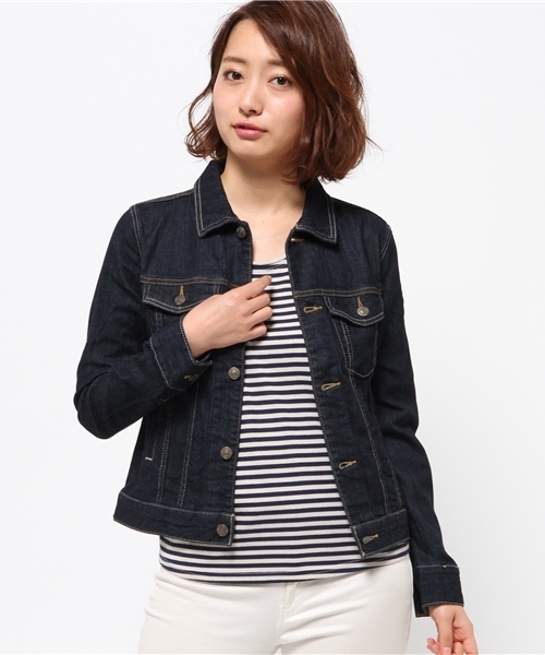 UNRELISH（アンレリッシュ）の「Gｼﾞｬﾝ（デニムジャケット・レディース・ネイビー/ブルー・SMALL/MEDIUM）」の2枚目の写真