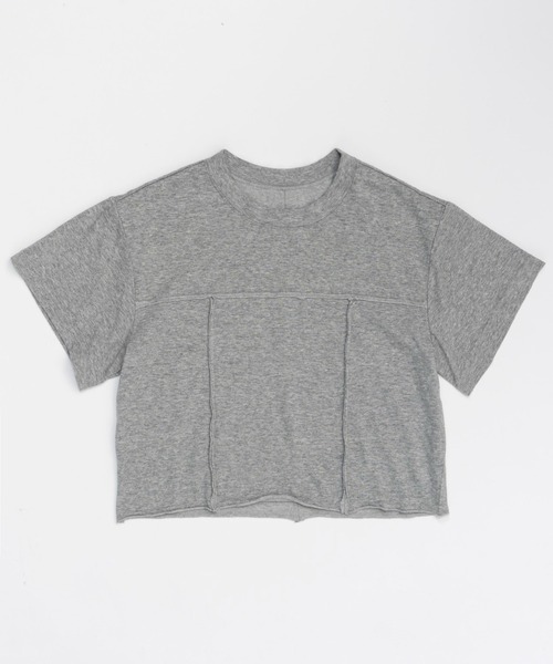 MAISON SPECIAL（メゾンスペシャル）の「Multiway Layered Tops/マルチウェイレイヤードトップス【MAISON SPECIAL/メゾンスペシャル】（Tシャツ/カットソー・レディース・グレー/チャコールグレー/グリーン/ホワイト・FREE）」の18枚目の写真
