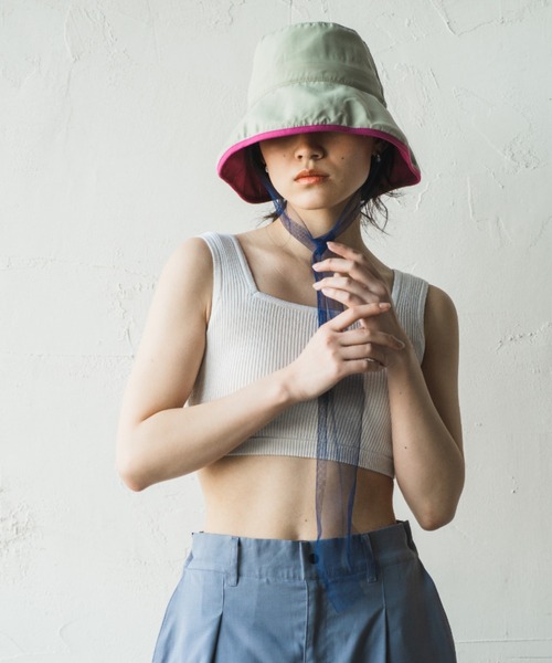 ORIENT MILLINERY（オリエント ミリナリー）の「soleil【ｿﾚｲﾕ】（ハット・レディース・ブラック/グリーン/パープル・FREE）」の2枚目の写真