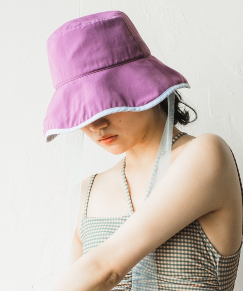 ORIENT MILLINERY（オリエント ミリナリー）の「soleil【ｿﾚｲﾕ】（ハット・レディース・ブラック/グリーン/パープル・FREE）」の7枚目の写真