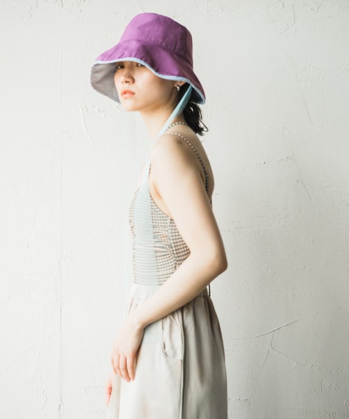 ORIENT MILLINERY（オリエント ミリナリー）の「soleil【ｿﾚｲﾕ】（ハット・レディース・ブラック/グリーン/パープル・FREE）」の9枚目の写真