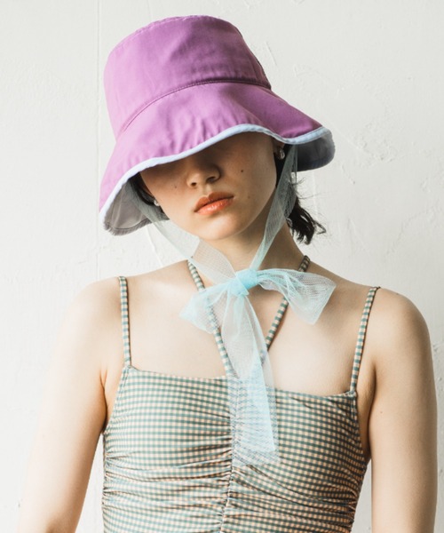 ORIENT MILLINERY（オリエント ミリナリー）の「soleil【ｿﾚｲﾕ】（ハット・レディース・ブラック/グリーン/パープル・FREE）」の11枚目の写真
