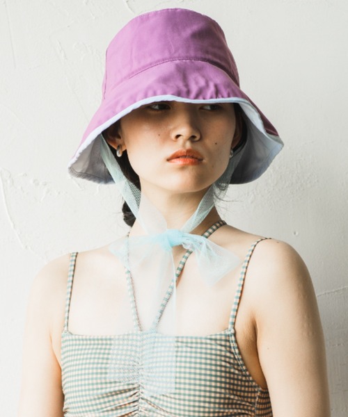 ORIENT MILLINERY（オリエント ミリナリー）の「soleil【ｿﾚｲﾕ】（ハット・レディース・ブラック/グリーン/パープル・FREE）」の5枚目の写真